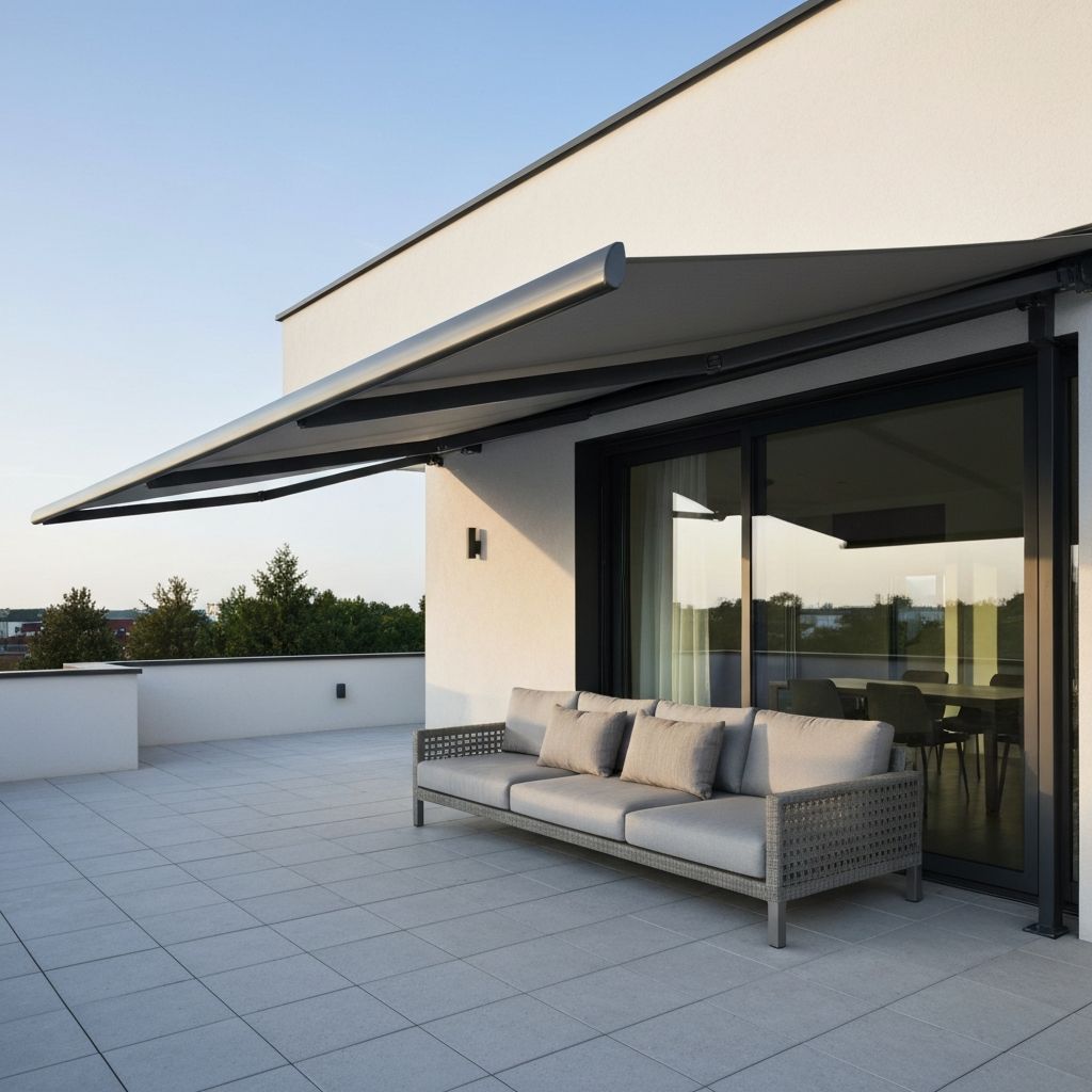 Lona tensada sobre espacio exterior